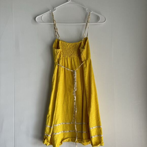 Flying Tomato Yellow Strappy Dress Size Small - Picture 2 of 4